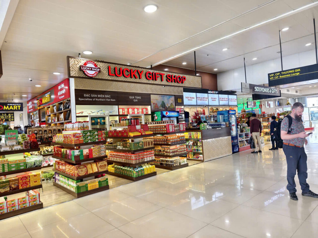 Hồng sâm Kim’s Red Ginseng đã có mặt ở khắp các cửa hàng tại sân bay Nội Bài.