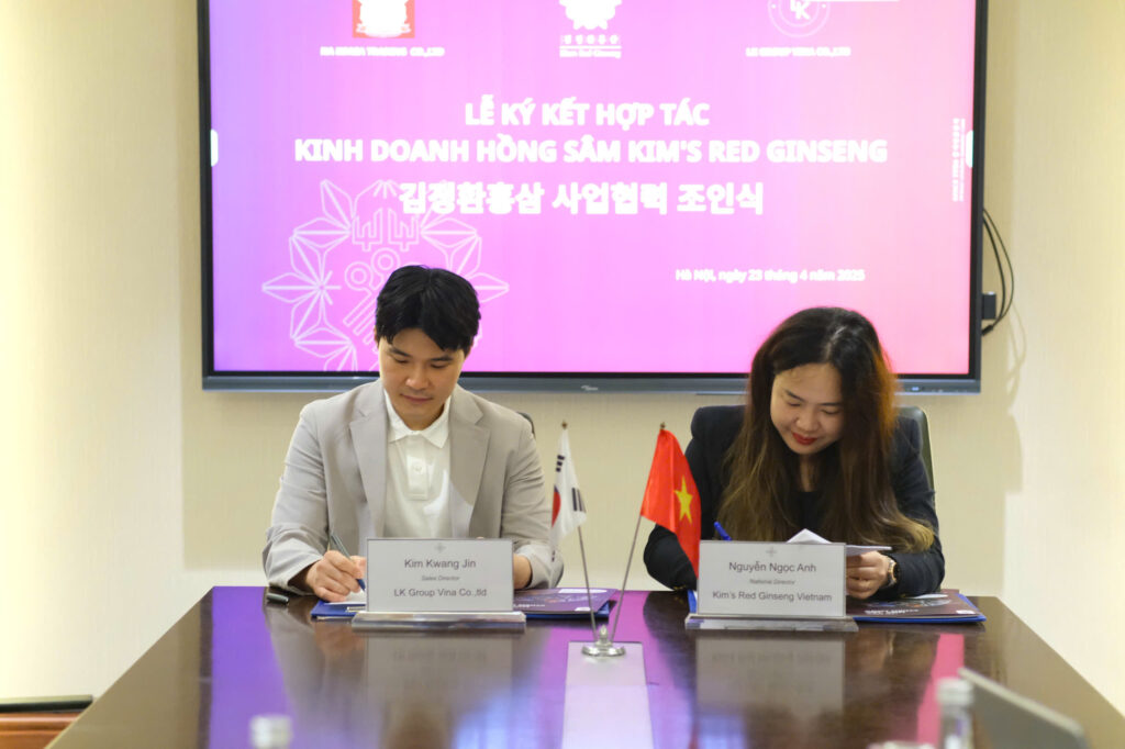 Kim’s Red Ginseng ký kết hợp tác chiến lược cùng LK Group Vina, mở rộng thị phần tại Việt Nam